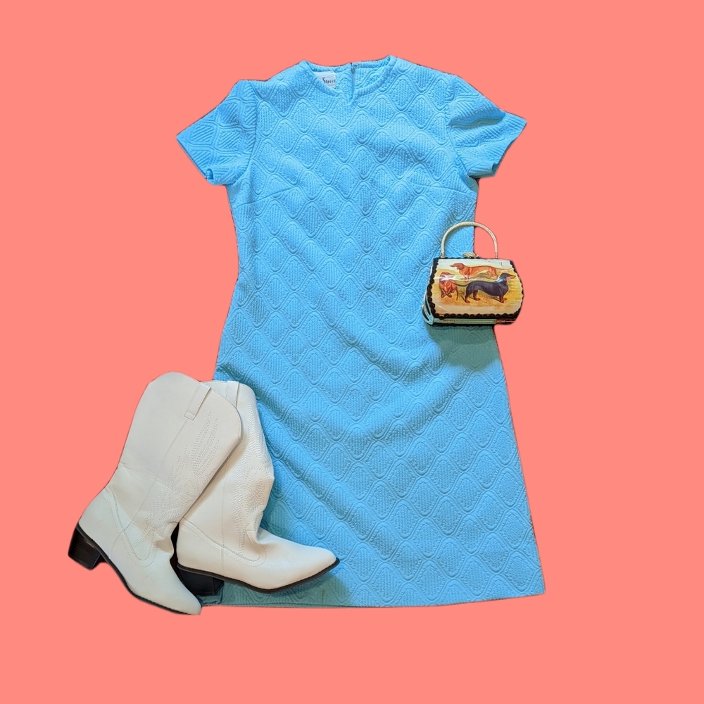 1960 Bleeker Street Blue mini dress